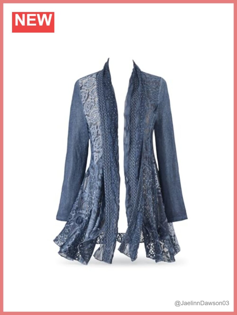 Boho Lightweight Open Front Cardigan Jacket Long Sleeve Shawl Collar Casual